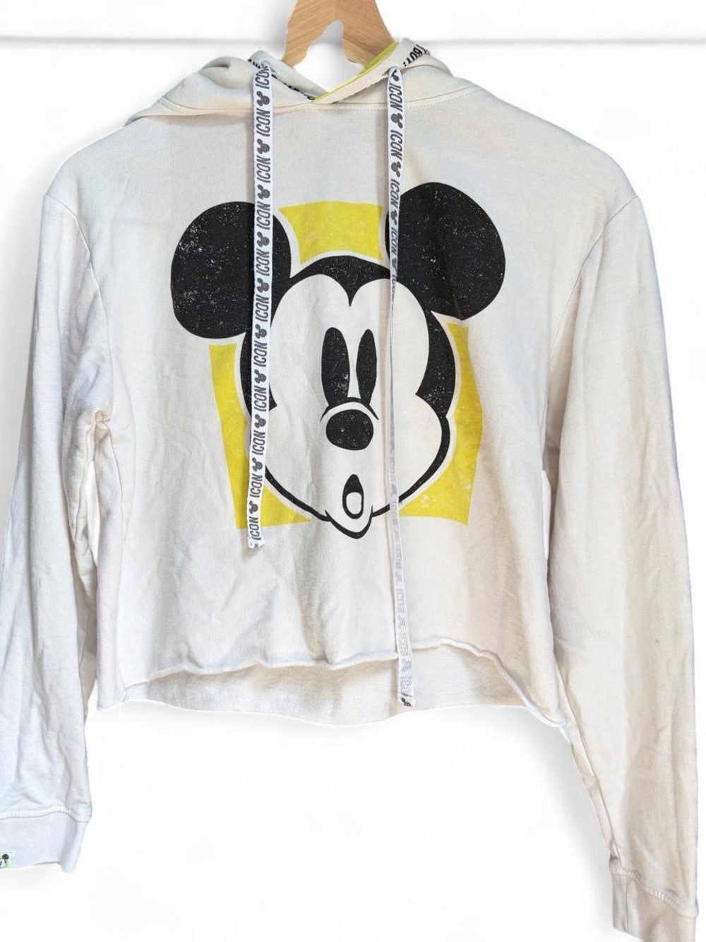 Disney Mickey Mouse Icon Oh Boy cropped hoodie XS